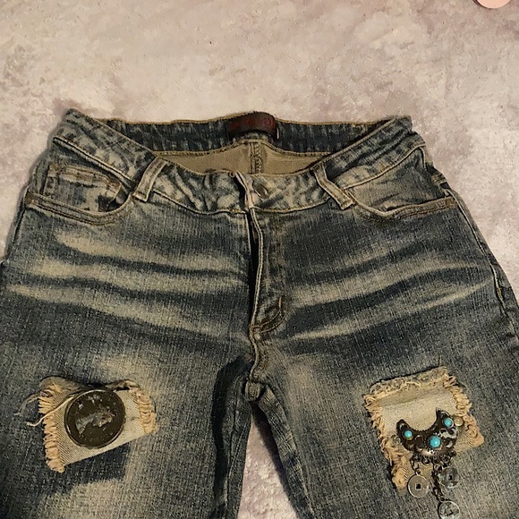 HuaDi Vibrant Bratz Flare Low rise Jeans - Picture 6 of 16